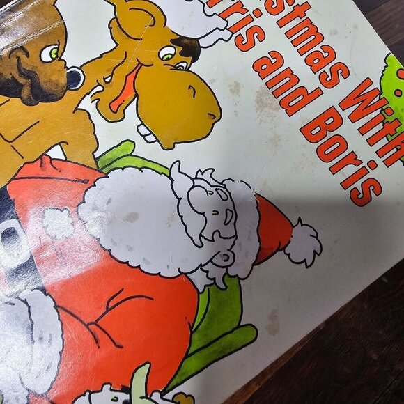 Vintage 1983 80's Christmas With Morris and Boris by Bernard Wiseman Scholastic - Picture 4 of 8